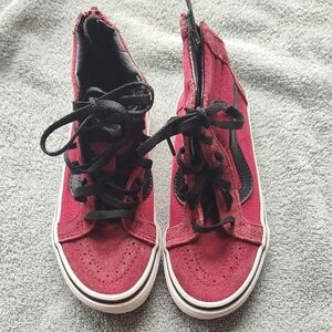Vans Women's Burgundy High-Top Sneakers